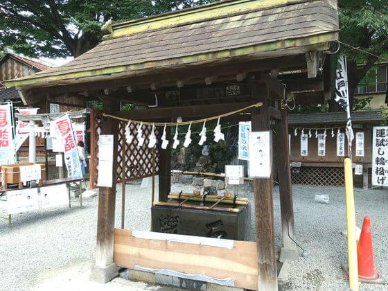 川越熊野神社 手水舎