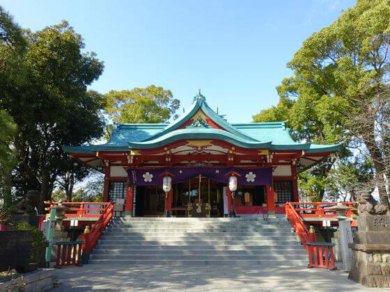多摩川浅間神社 社殿