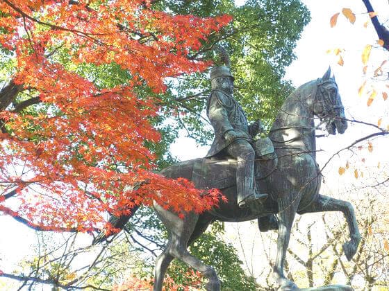 有栖川公園 紅葉