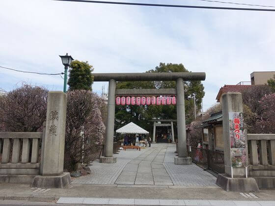 小村井香取神社 鳥居