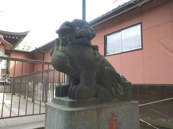 狛犬 小村井香取神社