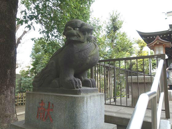 小村井香取神社 狛犬