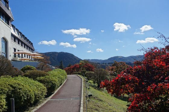 山のホテル 箱根 紅葉