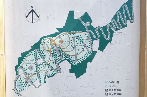 戸倉宿キティパーク 園内マップ