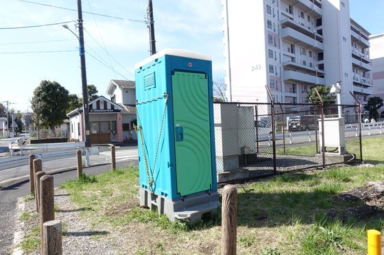 東坂戸団地 簡易トイレ