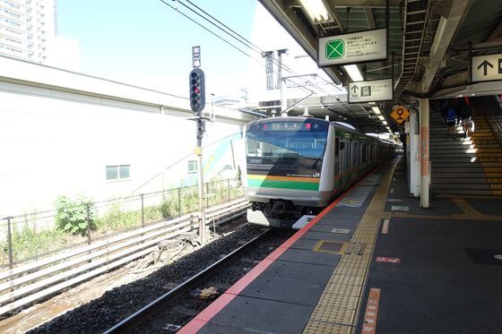 上尾丸山公園 電車