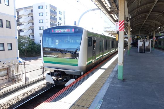栃谷戸公園 電車