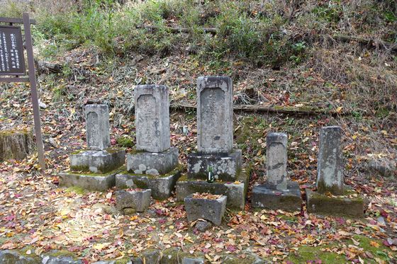 水月公園 下諏訪 松本藩士の墓