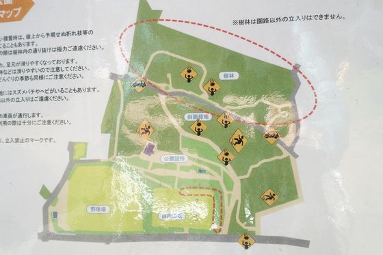 神の木公園 園内マップ