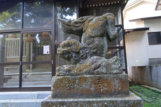 鹿島神社 金沢 狛犬