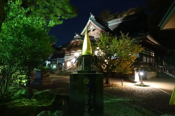 ライトアップ 尾山神社