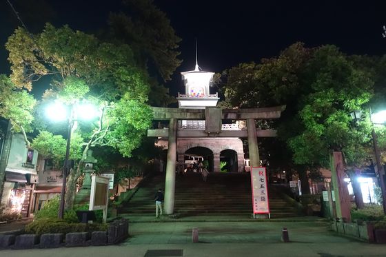 尾山神社 ライトアップ