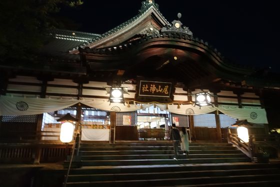 尾山神社 ライトアップ 時間