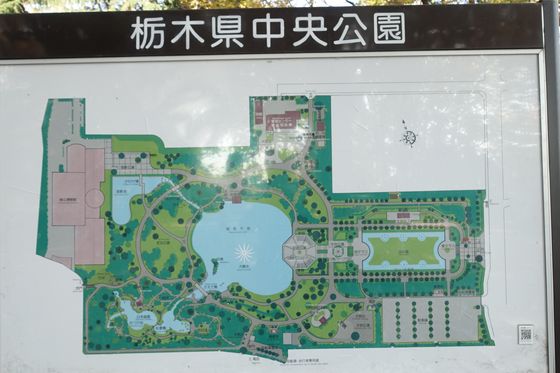 栃木県中央公園 園内マップ
